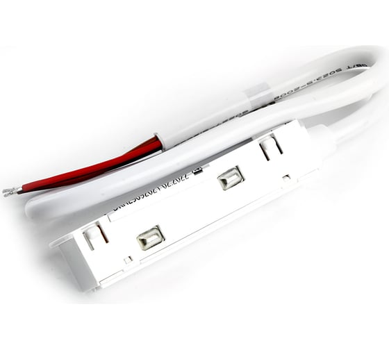 Изображение товара Соединитель-коннектор для низковольтного шинопровода FERON белый, LD3000, 41968