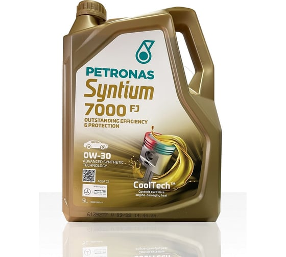 Изображение товара Синтетическое моторное масло Petronas SYNTIUM 7000 FJ, 0W30, 5л 70670M12EU