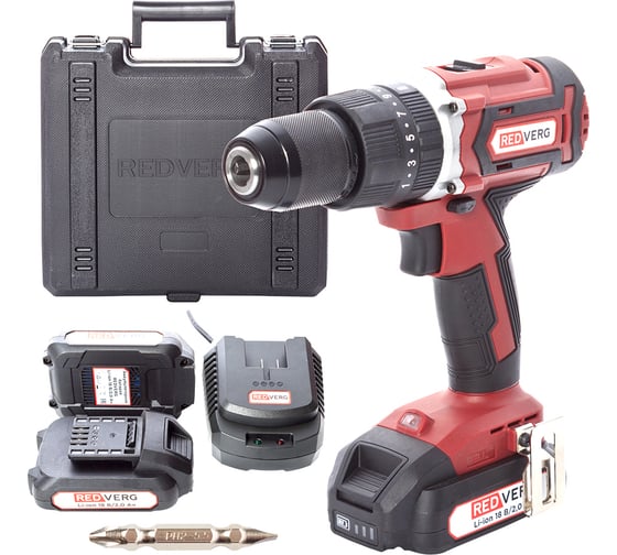 Изображение товара Аккумуляторный ударный бесщеточный шуруповерт REDVERG RD-IS18BL/U 6672874
