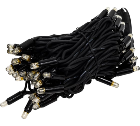 Изображение товара Электрогирлянда GLOS Нить 50 холодных белых LED (10 flash LED), 5 метров GL-SP9003