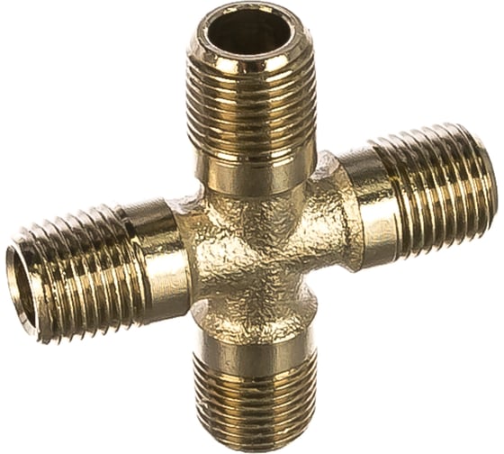 Изображение товара Переходник крестовина 1262/2 MMMM 1/4" GAV 27831