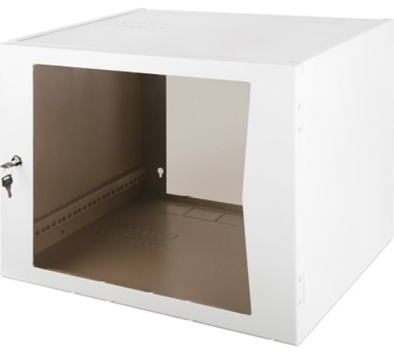 Изображение товара Настенный шкаф КДДС 19" 6U со стеклянной дверцей 00000000047