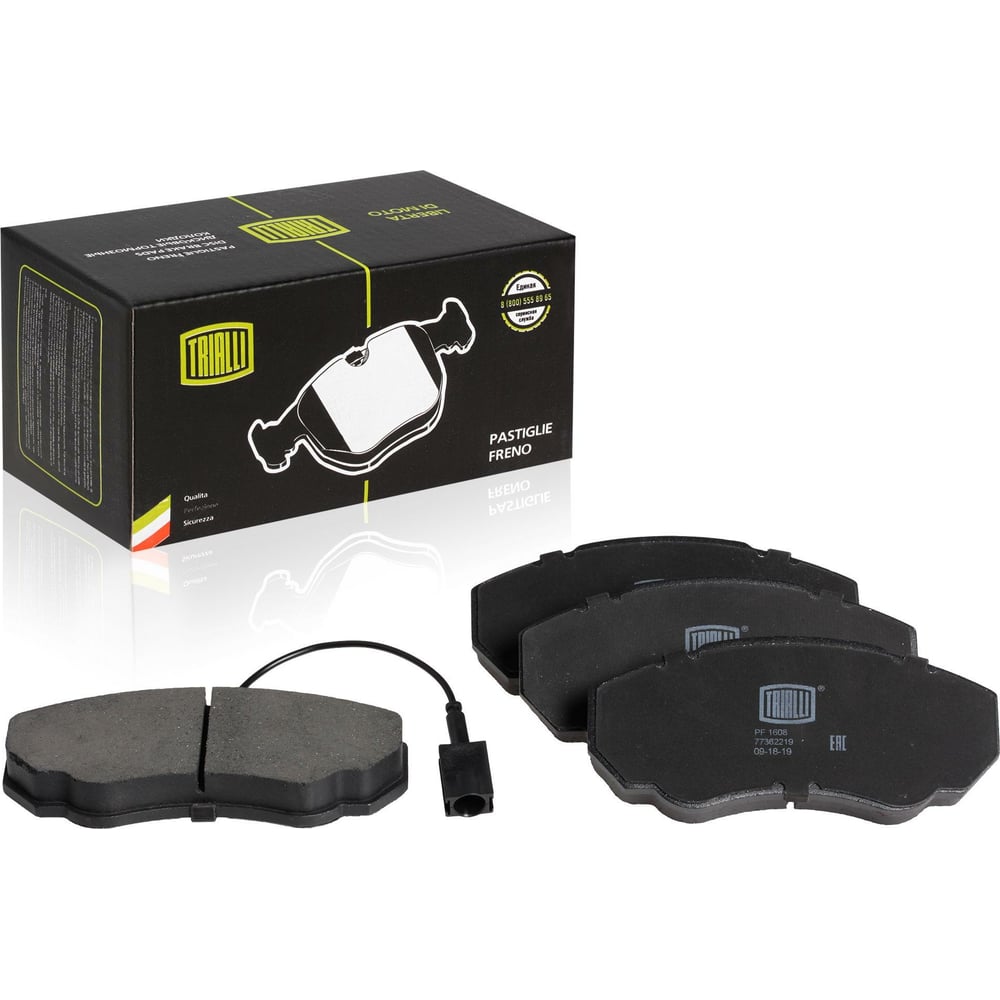 Изображение товара Колодки тормозные передние дисковые для Fiat Ducato TRIALLI PF 1608