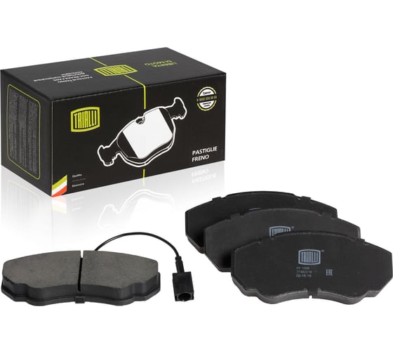 Изображение товара Колодки тормозные для автомобилей Fiat Ducato дисковые передние 140x66 TRIALLI PF 1608