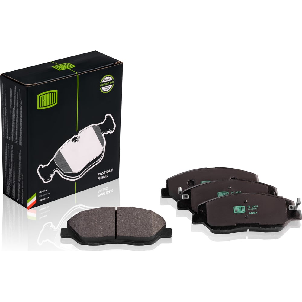 Изображение товара Тормозные колодки дисковые передние TRIALLI для Hyundai Santa Fe, Korando C