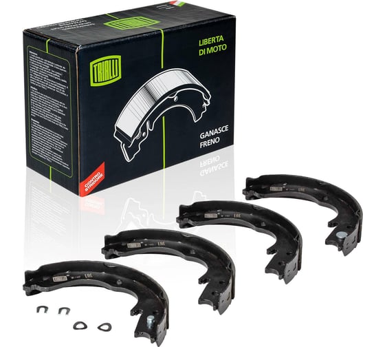 Изображение товара Колодки тормозные барабанные для автомобилей Mitsubishi Outlander II стояночного тормоза 190x32 TRIALLI GF 1107