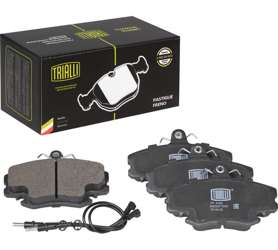 Изображение товара Колодки тормозные для автомобилей Лада Largus 8V / Renault Logan дисковые передние TRIALLI PF 4395