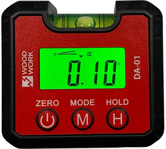 Изображение товара Цифровой магнитный уклономер с уровнем WOODWORK DA-01