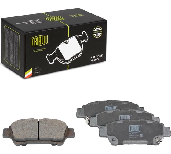 Изображение товара Колодки тормозные дисковые задние для автомобилей Toyota Avensis Verso / Alphard TRIALLI PF 4112