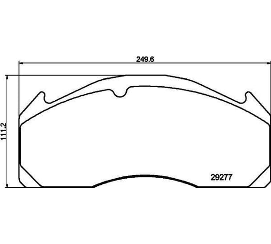 Изображение товара Колодки тормозные дисковые для автомобилей Volvo Trucks с монтажным комплектом TRIALLI PFT 29125