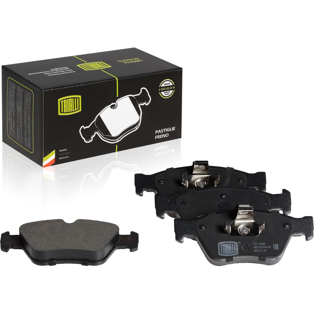Изображение товара Колодки тормозные для автомобилей Mercedes E дисковые передние TRIALLI PF 1508