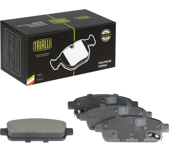 Изображение товара Колодки тормозные для автомобилей Opel Astra J / Mokka / Chevrolet Cruze 16" дисковые задние TRIALLI PF 0572