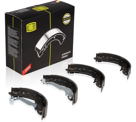 Изображение товара Колодки тормозные для автомобилей Hyundai Accent / Elantra / Matrix барабанные 203x38 TRIALLI GF 0846