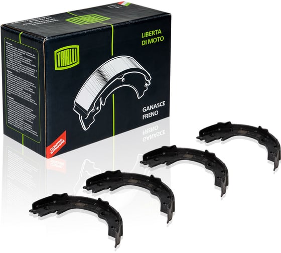 Изображение товара Колодки тормозные для автомобилей Toyota Corolla барабанные стояночного тормоза 172x32 для тормозной системы TRW TRIALLI GF 1901