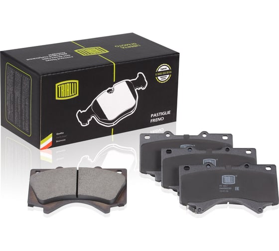 Изображение товара Колодки тормозные для автомобилей Toyota Land Cruiser 200 дисковые передние TRIALLI PF 1917
