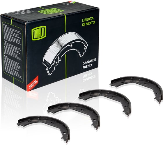 Изображение товара Колодки тормозные для автомобилей BMW 3 барабанные стояночного тормоза 185x20 для тормозной системы Ate TRIALLI GF 2601