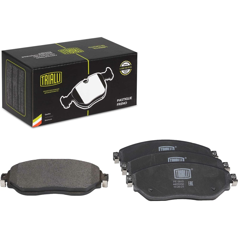 Изображение товара Колодки тормозные дисковые передние для Renault Trafic III и Opel Vivaro Combi TRIALLI PF 0915