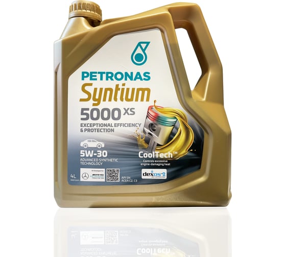 Изображение товара Моторное масло Petronas SYNTIUM 5000 XS синтетическое, 5W30, 4 л 70660K1YEU