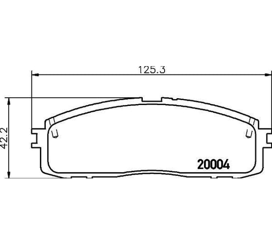 Изображение товара Колодки тормозные для автомобилей Toyota Mark II X90 дисковые задние для тормозной системы Akebono TRIALLI PF 4117