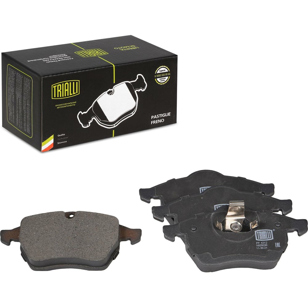 Изображение товара Передние дисковые тормозные колодки TRIALLI PF 4312 для Opel Vectra B