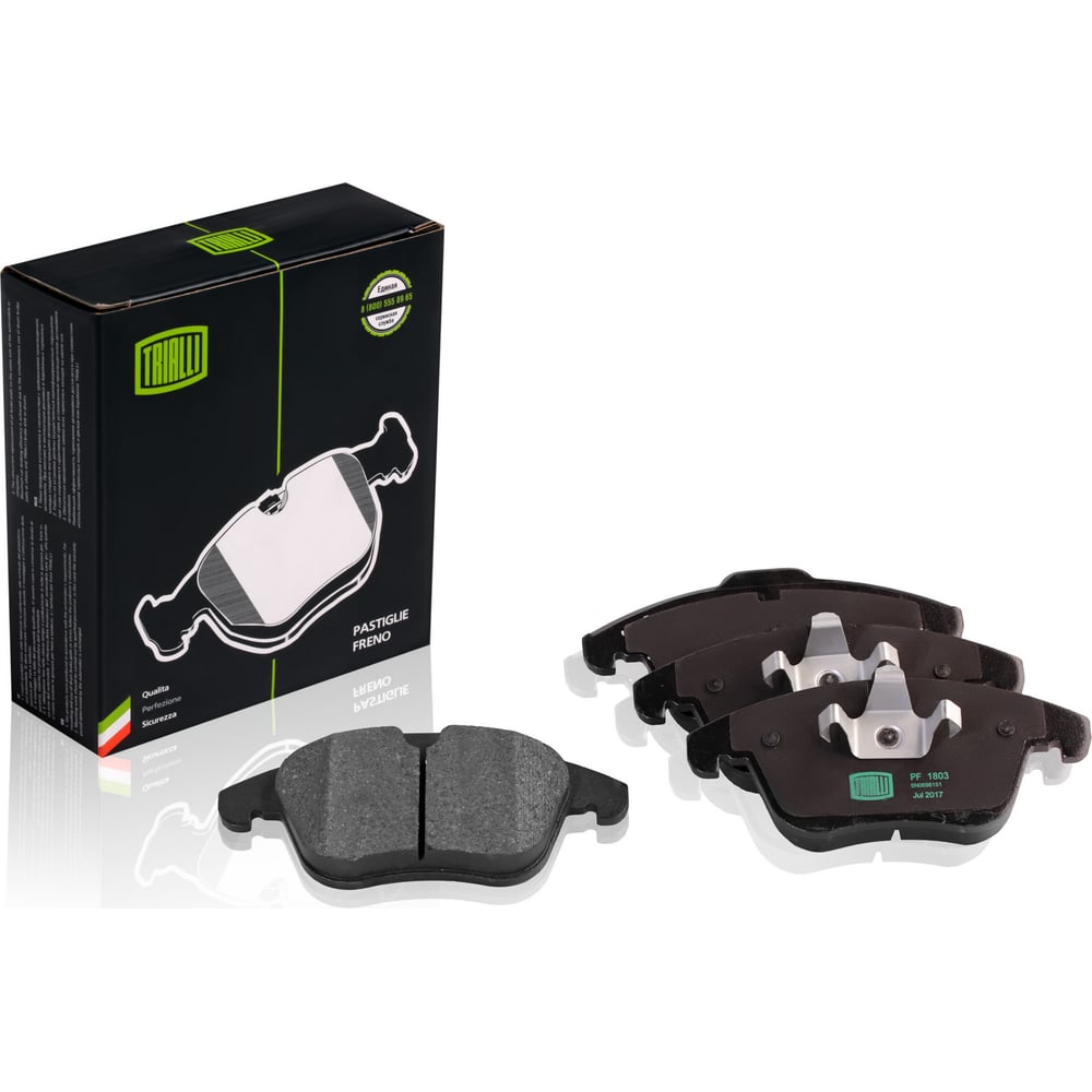 Изображение товара Колодки тормозные дисковые передние TRIALLI PF 1803 для VW Tiguan
