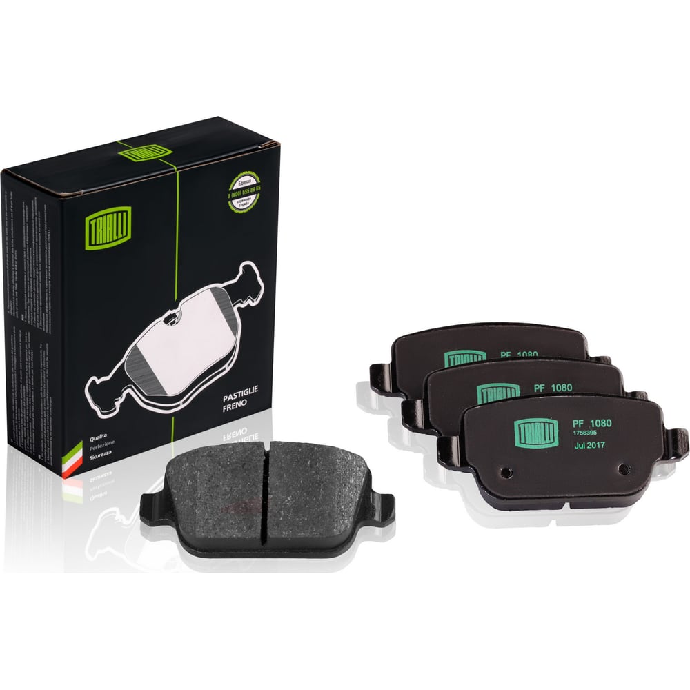 Изображение товара Колодки тормозные дисковые задние для Ford Mondeo IV TRIALLI PF 1080