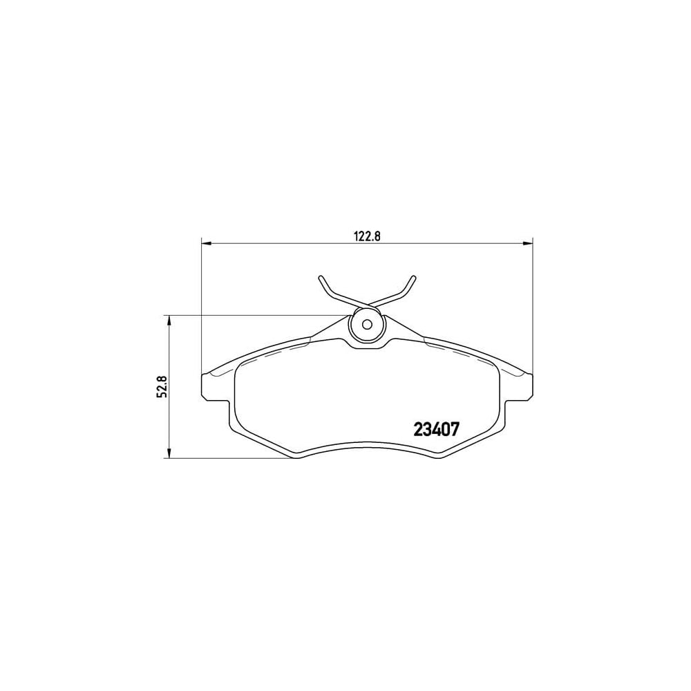 Изображение товара Дисковые тормозные колодки TRW TRIALLI для Citroen C2/C3