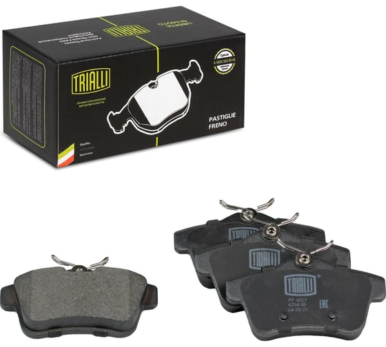Изображение товара Колодки тормозные для автомобилей Citroen C4 / DS4 / DS5 / Peugeot 3008 дисковые задние TRIALLI PF 4027
