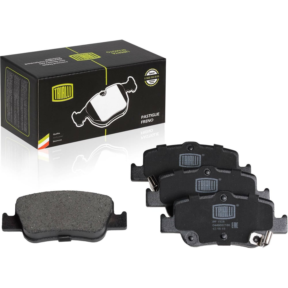 Изображение товара Задние тормозные дисковые колодки для Toyota Corolla Auris TRIALLI PF 1928