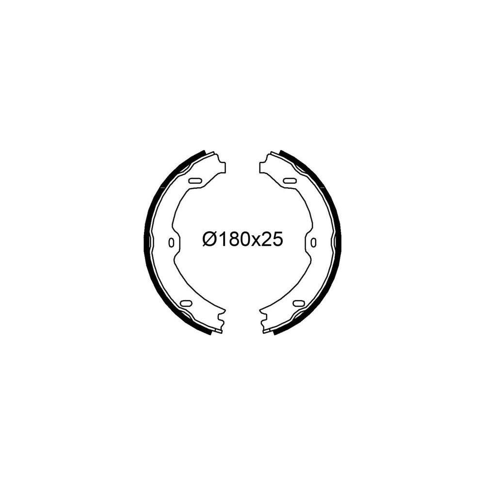 Изображение товара Тормозные колодки барабанные для Mercedes E-Class GF 4609 TRIALLI