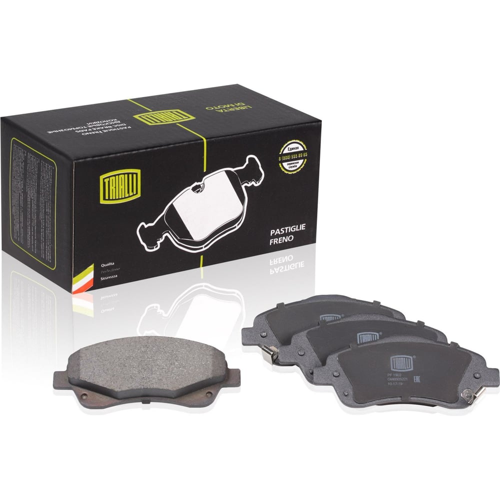 Изображение товара Передние дисковые тормозные колодки TRIALLI PF 1902 для Toyota Avensis и Corolla Verso