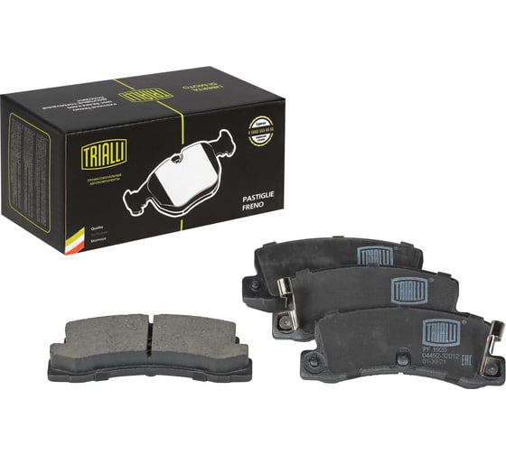 Изображение товара Колодки тормозные дисковые задние для автомобилей Toyota Corolla TRIALLI PF 1920