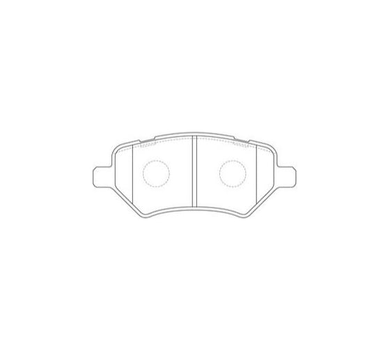 Изображение товара Колодки тормозные дисковые передние передние для автомобилей Chery M11 TRIALLI PF 2711