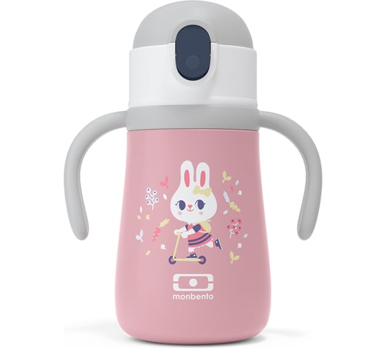 Изображение товара Детский термос Monbento MB Stram 360 мл, pink Bunny 37224011