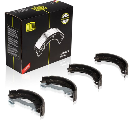 Изображение товара Колодки тормозные барабанные для автомобилей Hyundai Getz без ABS 180x32 TRIALLI GF 0848