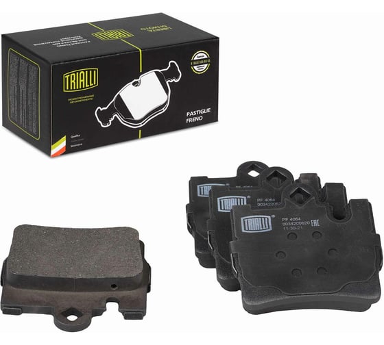 Изображение товара Колодки тормозные для автомобилей Mercedes S-Class / CL500-63 дисковые задние TRIALLI PF 4064