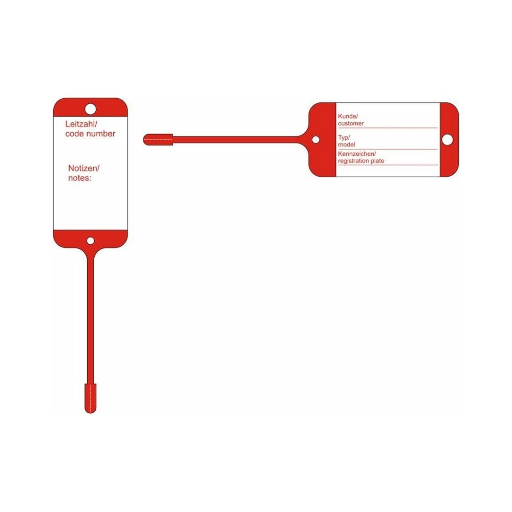 фото Бирка для ключей berner