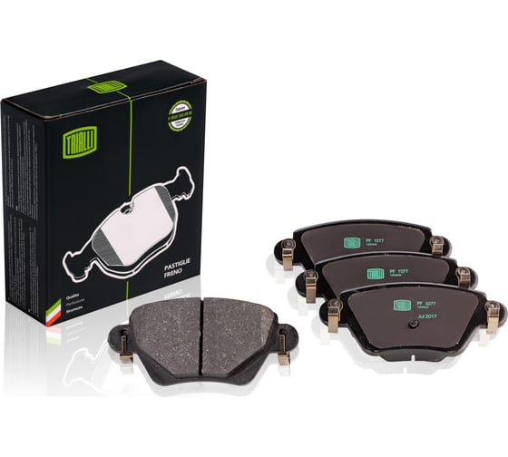 Изображение товара Колодки тормозные для автомобилей Ford Mondeo III дисковые задние до 2004 года выпуска TRIALLI PF 1077