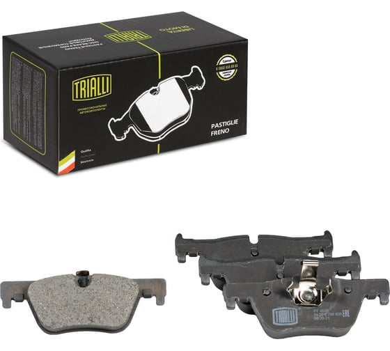 Изображение товара Колодки тормозные дисковые задние для автомобилей BMW 1 / 3 TRIALLI PF 4015
