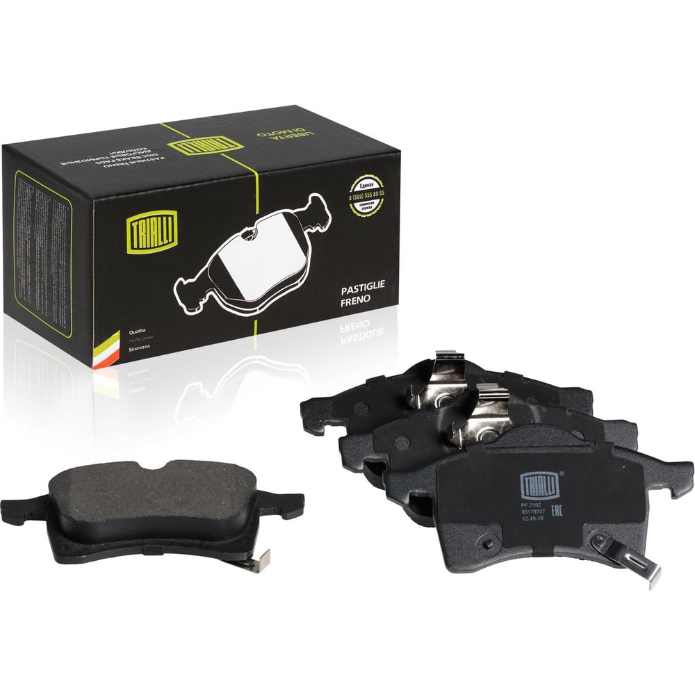 Изображение товара Передние тормозные колодки TRIALLI PF 2102 для Opel Astra Zafira Corsa E