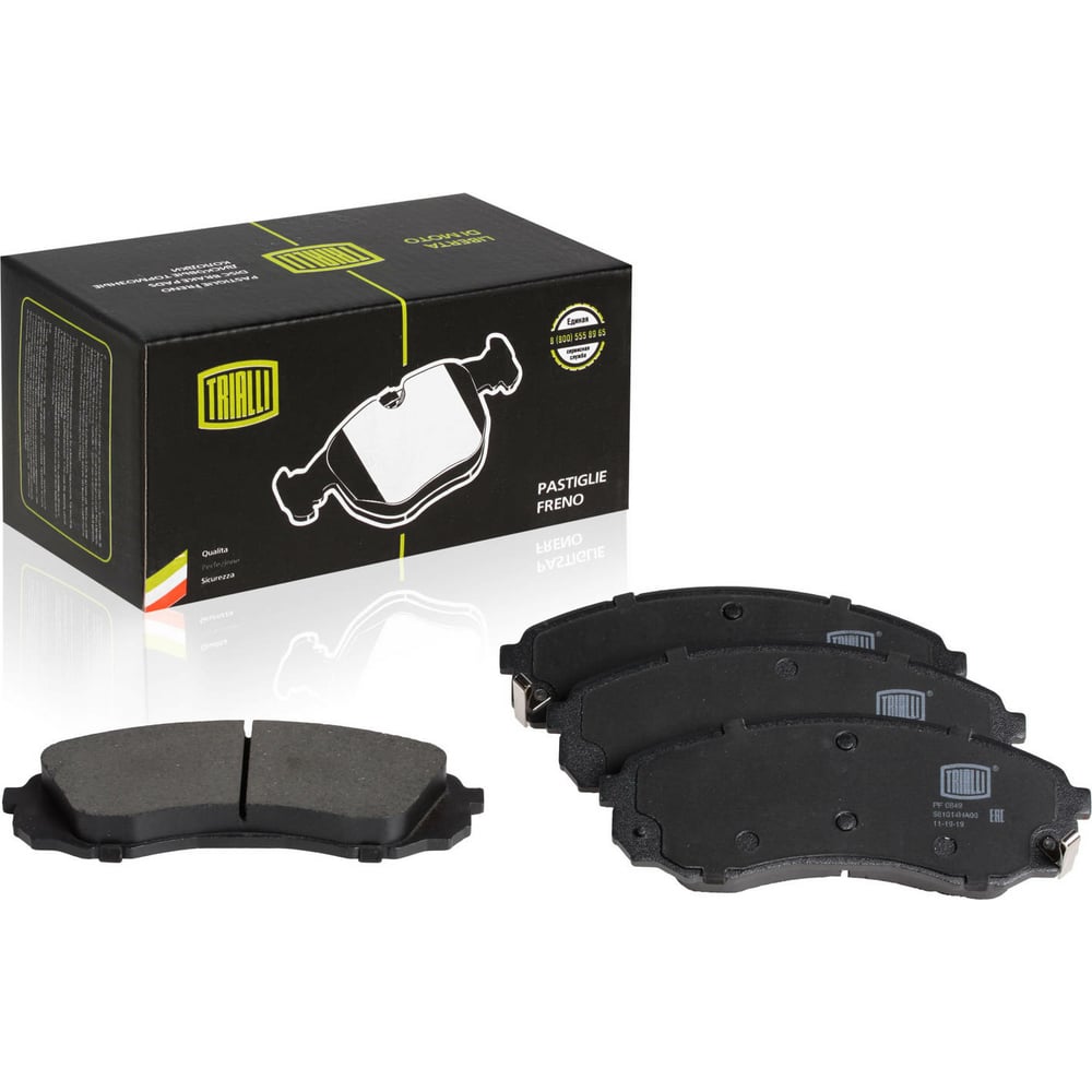 Изображение товара Передние тормозные дисковые колодки TRIALLI PF 0849 для Hyundai H-1 Starex Haval H9