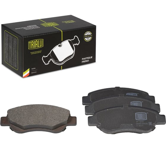 Изображение товара Колодки тормозные для автомобилей Peugeot 107 / Citroen C1 дисковые передние TRIALLI PF 4316