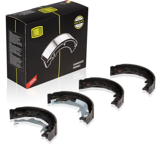 Изображение товара Колодки тормозные барабанные для автомобилей Hyundai Getz стояночного тормоза 168x32 TRIALLI GF 0863