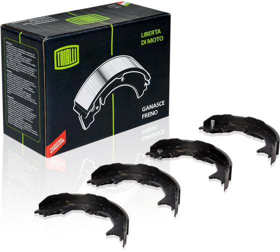 Изображение товара Колодки тормозные для автомобилей Toyota Land Cruiser Prado / барабанные стояночного тормоза 210x45 TRIALLI GF 1907