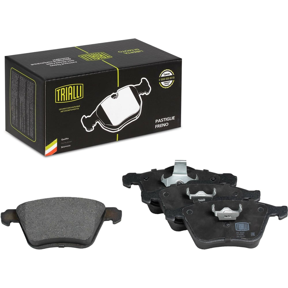 Изображение товара Колодки тормозные дисковые передние TRIALLI PF 4370 для Volvo