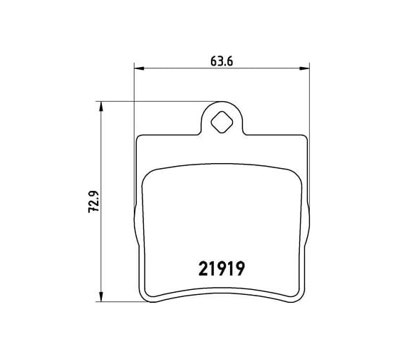 Изображение товара Колодки тормозные дисковые задние для автомобилей Mercedes C / E TRIALLI PF 4057