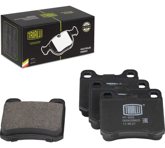 Изображение товара Колодки тормозные для автомобилей Mercedes E дисковые задние TRIALLI PF 4055