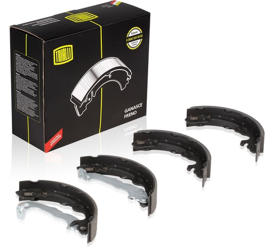 Изображение товара Колодки тормозные барабанные для автомобилей Ford Focus I /II 203x38 с тормозной системой TRW TRIALLI GF 1061