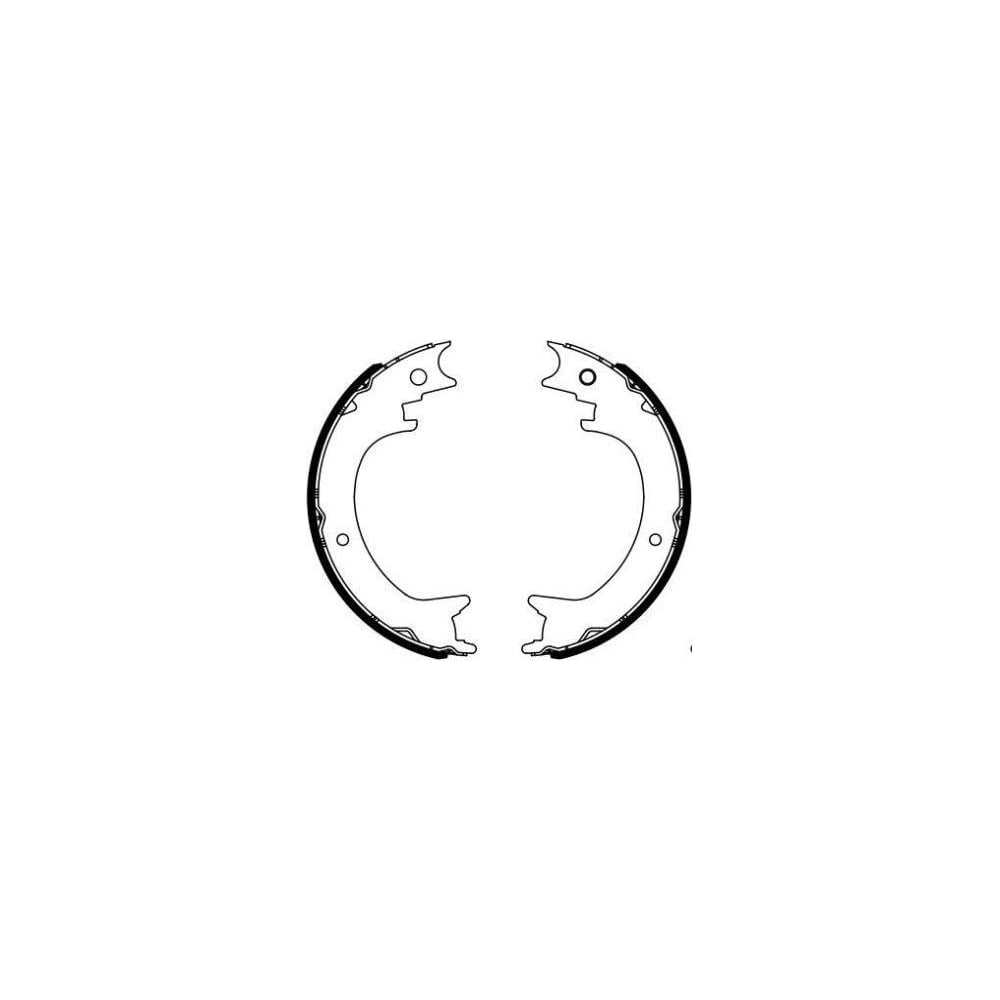 Изображение товара Тормозные задние барабанные колодки TRIALLI GF 4665 для Mitsubishi Pajero IV