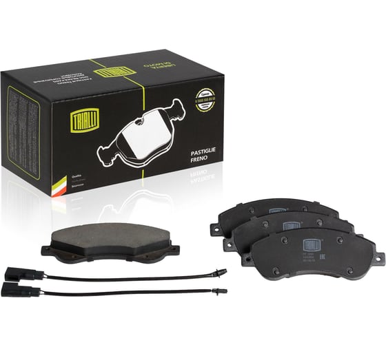 Изображение товара Колодки тормозные для автомобилей Ford Transit дисковые передние для тормозной системы Bosch TRIALLI PF 1043